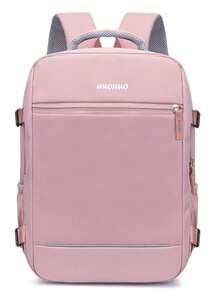 1pc Unisex Multi-Color Nylon 180° Full Opening Large Capacity Carry-On Backpack With Independent Shoe Compartment, Suitable For Travel And Business Trips - Multicolor - View 10