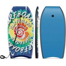 Boogie Boards For Beach, 33"/37"/41" Lightweight Body Board, Bodyboard For Kids Adults Surfing - Rainbow Vortex - View 12