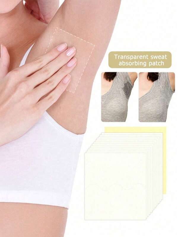 Tamponi assorbenti per il sudore ascellare trasparenti, patch invisibili e traspiranti per l'assorbimento del sudore, tamponi assorbenti leggeri e inodori monouso, comodi e facili da usare, adatti per uomini e donne, per l'estate, i viaggi, lo sport e l'attività all'aperto, cura del corpo