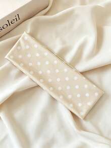 6pcs/1pc Women's Sweet Cool Sporty Yoga Beach Black White Red Brown Khaki Polka Dot Pattern Headband Fashion Versatile High-End Elegant Elegant Minimalist Style Small Long Scarf Hair Hoop Hair Accessory Suitable For Daily Outings Casual Parties Commuting Vacation Hair Tying Hair Binding Hair Styling Makeup Matching Clothes Use Accessory Headwear - Multicolor - View 8