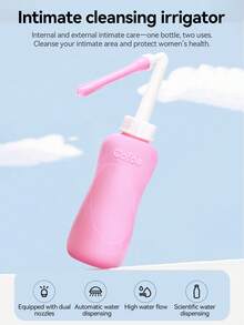 Cofoe Premium Peri Bottle For Postpartum Care | Upside Down Peri Bottle, Portable Bidet For Perineal Recovery And Cleansing After Birth 500ml - Pink - View 5