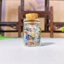 Random 1PC Multi-Material Chips Perfume Bottle, DIY Jewelry Creation, Natural Stone, Gemstone Jewelry, Glitter, Decoration - Multicolor - View 15