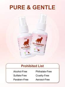 Oivolii Dog Perfume & Pet Cologne – Long-Lasting Peach Oolong Tea Scent | Alcohol-Free Deodorizing Spray For Dogs & Cats, Gentle Non-Sticky Grooming Formula, 2.03 Oz - 60ml - View 5