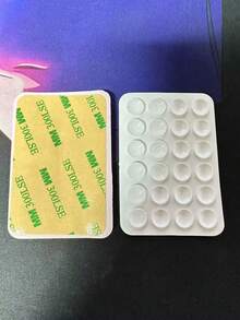 3件/2件/1件 多功能矽膠吸盤手機支架墊 – 單面背膠壁掛式貼紙,通用於大多數手機,適用於居家與戶外攝影 - 彩色 - 查看 14
