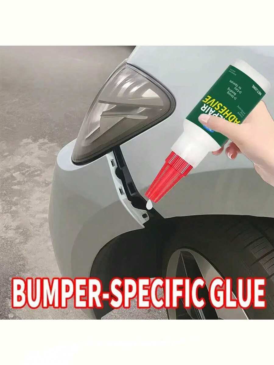 KineShineX Car Bumper Crack Repair Adhesive, Car Headliner Adhesive, Quick-Bonding Glue For Loose Or Broken Plastic And Metal Trim Frames, Repair Agent For Damaged Automotive Plastic Parts, Automotive Accessories. - Multicolor - View 1