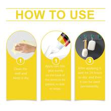 Multi-Purpose Nail-Free Adhesive, Easy Installation For Wood, Metal, Ceramic, Plastic Indoor Decor - A - View 6
