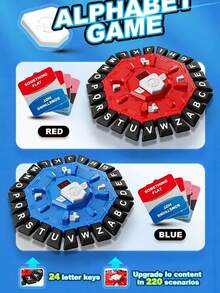 Spanish Alphabet Game - A fast-paced memory game with round ABS boards, timers, and colorful letters for entertainment and multiplayer educational games - Verschiedenfarbig - Übersicht 10