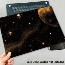 1pc Protective Case, Moon, Starry Sky UV Printed Pattern, Laptop Protective Cover, Minimalist Lightweight Durable Protective Case Suitable For MacBook Air Pro 13.3 13.6 14.2 15.3 16.2 Inch, Suitable For 13 Inch Neo Laptop Protective Case A3404 Model - View 8