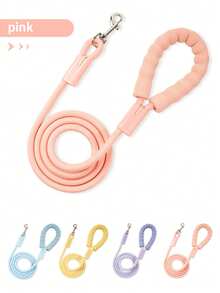 1 buah Tali Anjing Reflektif dengan Pegangan Empuk yang Nyaman, Nilon Kepang, Tali Latihan Luar Ruangan Peredam Guncangan untuk Anjing Besar/Sedang/Kecil, Kait Jepit Putar 360° Anti Kusut - MultiWarna - View 13