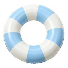 1 pieza Anillo inflable para nadar, Anillo inflable de PVC grueso con rayas retro, Anillo inflable para axilas para adultos - Varios estilos - Ver 17