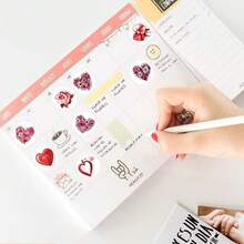 JOERBABU the little kangaroo Bobbie 1004pcs/2roll, Red Rose Pattern, Heart Rose Pattern Decorative Stickers. 20 Designs, Christmas Gift Packaging Labels, Scrapbook Stickers, Planner Gift Wrapping, Paper Craft Decoration, Party Gift, Gift Box Decoration And Reward Stickers - Multicolor - View 7