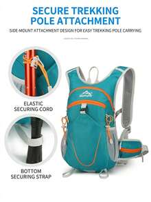 New Sports Hiking Backpack, Unisex, Large Capacity, Fashionable, Waterproof, Lightweight, Commuter Bag, Cycling Backpack, Outdoor Sports Hiking Backpack, Unisex, Fashionable, Lightweight, Commuter Bag, Cycling Backpack - Multicolor - View 8