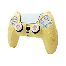1pc Cute Cat Paw Game Controller Protective Case, 1pc Controller Protective Shell + 2pcs Customized Thumb Grip Caps - View 13