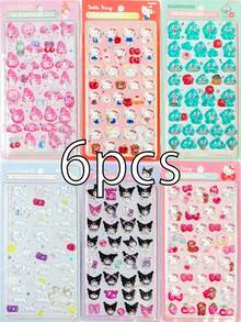 3D Embossed Bubble Stickers, Ins Style Planner Stickers, Laptop And Tablet Decorative Decals - Multicolor - View 11
