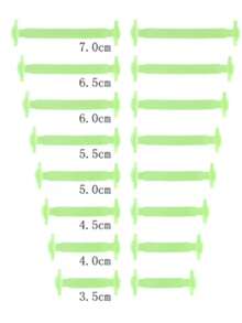 QKC 16pcs Fluorescent No-Tie Shoelaces, No Knotting, Fashionable, Elastic, Suitable For Sports Shoes, Stain-Resistant Easy To Clean, Lightweight, Suitable For Skateboard Shoes, Casual Wear - Blue-green Light - View 6