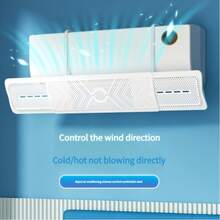 1pc Hook Design Easy Install Air Conditioner Deflector, Say Goodbye To Traditional Deflectors, Hook Design Is More Convenient, Prevent Direct Airflow, Good Deflection Effect, Easy To Use - Multicolor - View 6