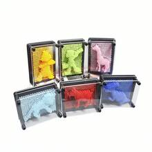 神奇趣味手印玩具 塑膠方形克隆手模 歐式多功能釘子藝術 3D 釘子雕塑繪畫 教育玩具 適合青少年及所有年齡層 - 彩色 - 查看 4