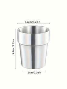 1個 304不鏽鋼個性化咖啡杯 300ml，客製化工業風雙層真空保溫隨行杯，可堆疊雙層冰咖啡杯，防漏飲水杯，適用冷熱水，伴娘伴郎禮物 - 彩色 - 查看 15