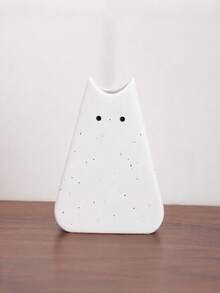 1pc Cute Cat Shaped Vase,Cartoon Animal Bud Vases, Decorative Desktop Flower Vase For Home Office Living Room Decor - Standing Cat - View 9