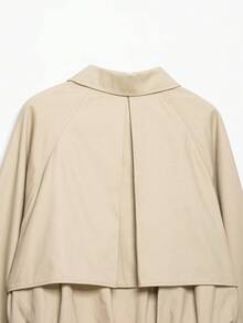 DEEKA Autumn New Women's European And American Style Fashion Minimalist Versatile Puffy Short Jacket - Khaki - View 6