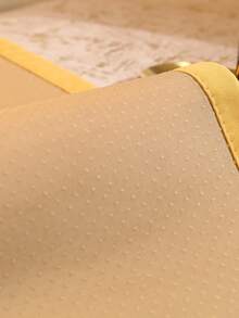 1件雪尼尔沙发套，四季通用沙发套，带靠背套，沙发保护套，适用于卧室、办公室、客厅、家居装饰 - 白色 - 查看 5