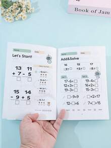 兒童早期教育加減法練習練習簿，趣味數學計算書，返校輔導學習書，教師作業簿 - 彩色 - 查看 8