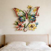 2D Flat Acrylic Butterfly Wall Decor, Premium Home Wall Decoration, Garden Arrangement Craft - A - View 4