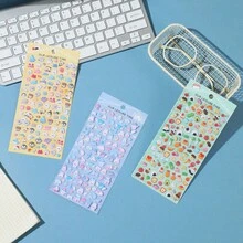 Q-Lia Foam Stickers, Cartoon Animal Bubble Stickers, 3D Smartphone Case Decoration Stickers - Multicolor - View 4