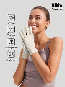 BENEUNDER Cooling Sun Gloves – Model AL360 - Champagne - View 1