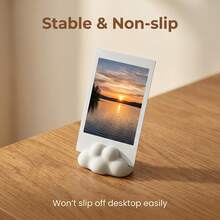 6pcs Cloud Photo Clips Compatible With Multiple Sizes, Portable Instant Photo Holder, Desk Desktop Small Decoration - Clouds - View 3