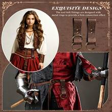 2pcs Skirt Hikes, Renaissance Skirt Hikes, Medieval Waistband Accessory For Renaissance Cosplay Costume Accessories - A - View 5