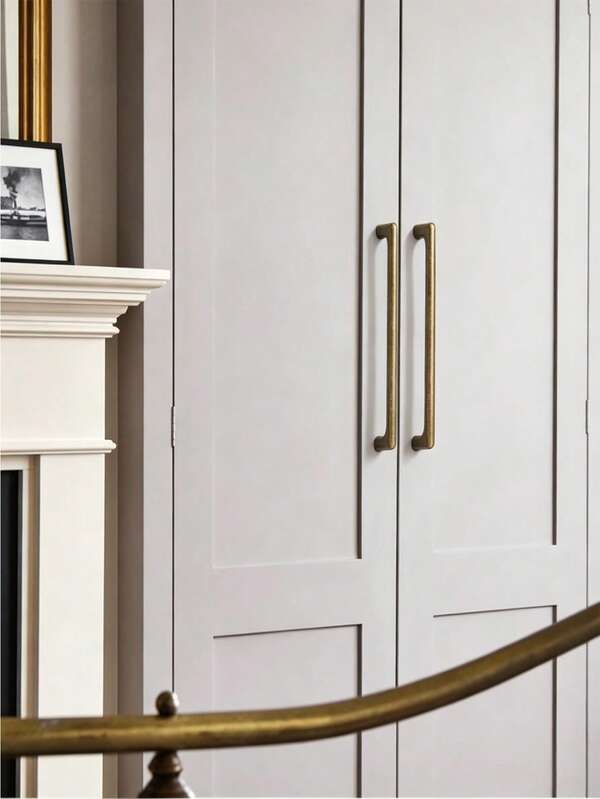 2/6/12pcs Vintage Copper Cabinet Handles/Cabinet Pulls/Cabinet Knobs, -Metal Drawer Handles For Bedroom And Kitchen Cabinets, Antique Finish Painted Cabinet Hardware