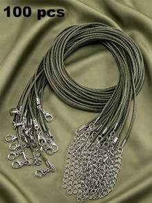 10/50/100pcs Multi-Color Multi-Layer Cord Necklace, Retro Punk Jewelry Necklace - Necklace Cord - View 48