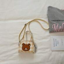 Rilakkuma Korean Style Cute Cartoon Relaxed Bear Handbag For Women 2026 New Portable Coin Purse Parent-Child Shoulder Crossbody Bag - Multicolor - View 15