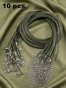 10/50/100pcs Multi-Color Multi-Layer Cord Necklace, Retro Punk Jewelry Necklace - Necklace Cord - View 27