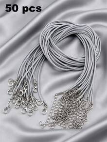 10/50/100pcs Multi-Color Multi-Layer Cord Necklace, Retro Punk Jewelry Necklace - Necklace Cord - View 45