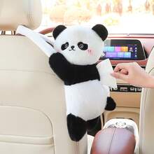 New Cute Plush Bear Tissue Box, Decorative Desktop Tissue Holder Suitable For Home And Student Dorm Use. Also Can Be Used For Car Decoration, Bedroom, Desk Hanging Tissue Box, And As Halloween/Christmas Gift For Friends. - Multicolor - View 16