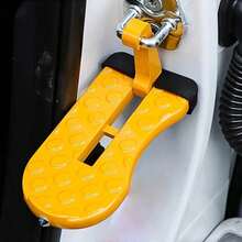 1pc Multi Functional Car Door Hook Pedal, Universal Adaptation, Anti Slip Foldable Track With Glass Breaker, Bearing Capacity Up To 400 Pounds, Suitable For Sedans SUV, Off Road Vehicles And Trucks, Universal Vehicle Door Brackets, Car Door Pedals, - A - View 5