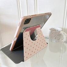 1件油畫百合花印花平板保護殼，相容 iPad Air 6/5/4 & 10 (10.9 吋) - 相容 iPad Pro 2024、Air M3/A16 2025，相容 Galaxy Tab S9 FE/S8 Plus/S7/S10，相容 OPPO Pad，相容 MatePad，相容 Vivo Pad，相容 Honor Pad，相容 Xiaoxin Pad - 彩色 - 查看 8