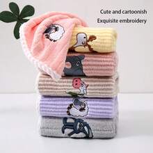 Yue Ye 3pcs/Pack Baby Small Towels, Face Wipes, Bibs, Coral Fleece Material, Absorbent Multi-Functional Hand Towels, Suitable For Home And Outdoor Use, Baby's Halloween Gift - Multicolor - View 8