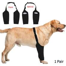 Medium To Large Dog Post-Surgery Recovery Protective Suit, Gray XL, With Elastic Band Front Leg Sleeves, Soft Elbow Support, Elizabeth Collar Alternative, Prevents Licking Leg Wounds, Enhanced Support, Suitable For Injuries And Hip Dysplasia - Multicolor - View 11