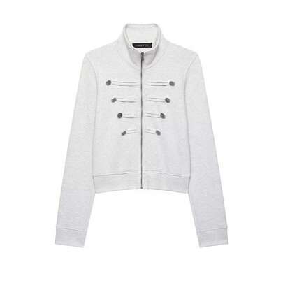 DEEKA Autumn New Women's European And American Style Fashion Minimalist Versatile Button & Zipper Sweatshirt Jacket Coat