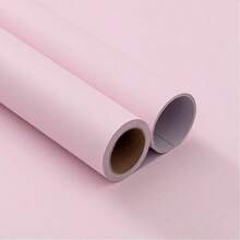 Soft Pink Peel And Stick Wallpaper, Solid Color Matte Textured Self-Adhesive Wallpaper, Removable, Suitable For Cabinets, Bedroom DIY, Rental Friendly - Pink - View 3