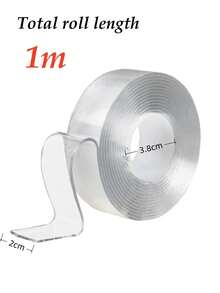 1pc Heavy Duty Waterproof Double-Sided Nano Tape, Double-Sided Adhesive - Super Strong Adhesion, Reusable And Multi-Purpose Glue - Ideal For Christmas Decoration And DIY, Essential For Daily Home Use - View 11