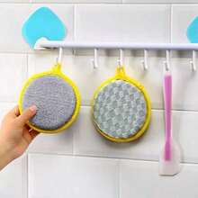 10pcs Double-Sided Kitchen Dish Scrubbing Sponges, Multi-Purpose Cleaning Brushes For Bowls, Plates, Pots, Pans, Sinks And Household Cleaning - Multicolor - View 5