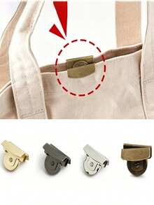 5 Pairs Magnetic Snap Fasteners, Invisible Seamless Metal Hidden Buttons For Bags, Purses, Wallets, Durable Decorative DIY Handmade Accessories - Multicolor - View 1