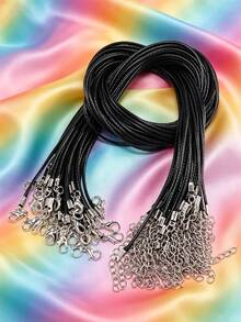 10/50/100pcs Multi-Color Multi-Layer Cord Necklace, Retro Punk Jewelry Necklace - Necklace Cord - View 5