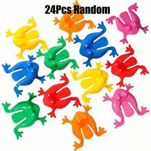 Juguete de Rana Saltarina, Múltiples Colores Disponibles, Presionar con el Dedo para Jugar, Divertido Juguete de Rana Rebotadora, Regalo de Fiesta Novedoso - Multicolor - Ver 11