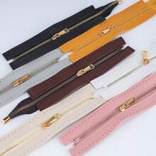 Resleting Logam dengan Perangkat Keras Warna Emas - Tersedia dalam Berbagai Warna, untuk Tas Tangan, Proyek, Ekspansi Perangkat Keras - Komponen Tahan Lama dan Bergaya untuk Membuat Dompet, Dompet DIY - beraneka warna - View 2