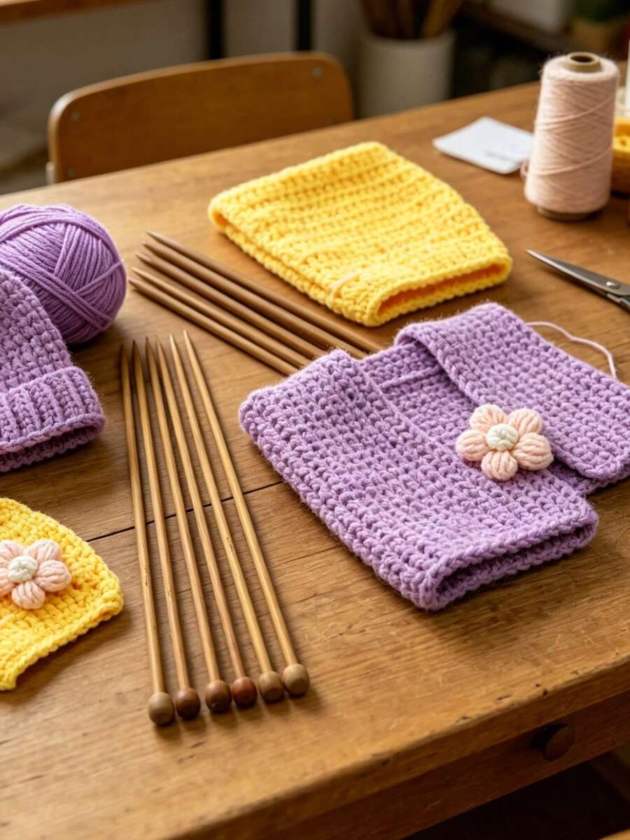[2pcs/Pack]Carbonized Bamboo Single Point Knitting Needles, 35cm Smooth Natural Bamboo Knitting Needles, 2.0-10.0mm 18 Sizes Available, Bohemian Home Decor Style, Versatile Short/Medium/Long Needles, Suitable For: Scarves; Hats; Sweater Panels; Pillows; Small Rugs; Beginner Classroom Practice. - 35cm Single-pointed Carbonized Knitting Needle - View 1